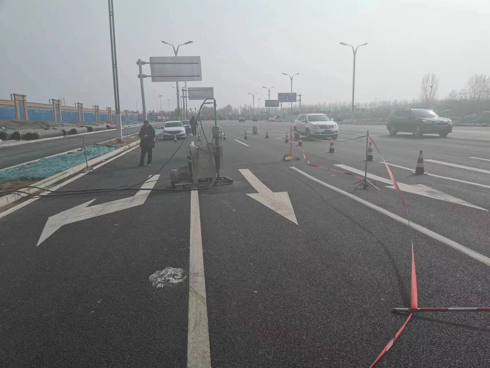 南关马路注浆